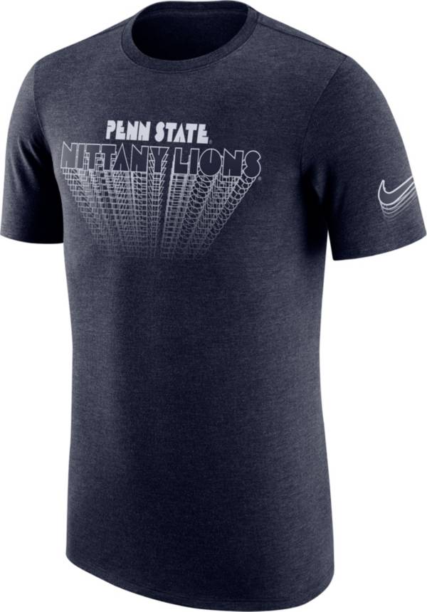 Nike Men's Penn State Nittany Lions Blue Tri-Blend T-Shirt