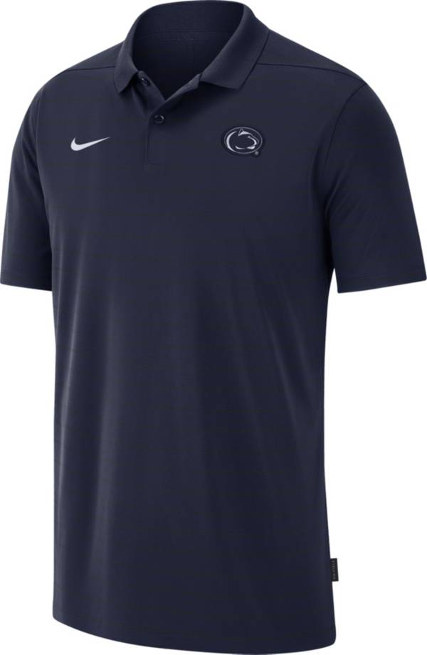 Nike Men's Penn State Nittany Lions Blue Football Sideline Victory Polo