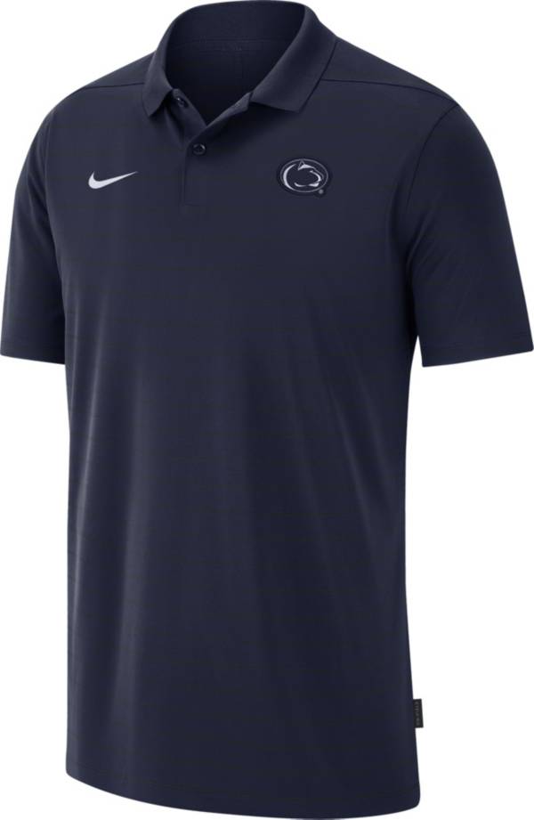 Nike Men's Penn State Nittany Lions Blue Football Sideline Victory Polo product image