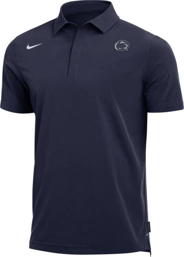 Nike Men's Penn State Nittany Lions Blue Dri-FIT Football Sideline UV Polo