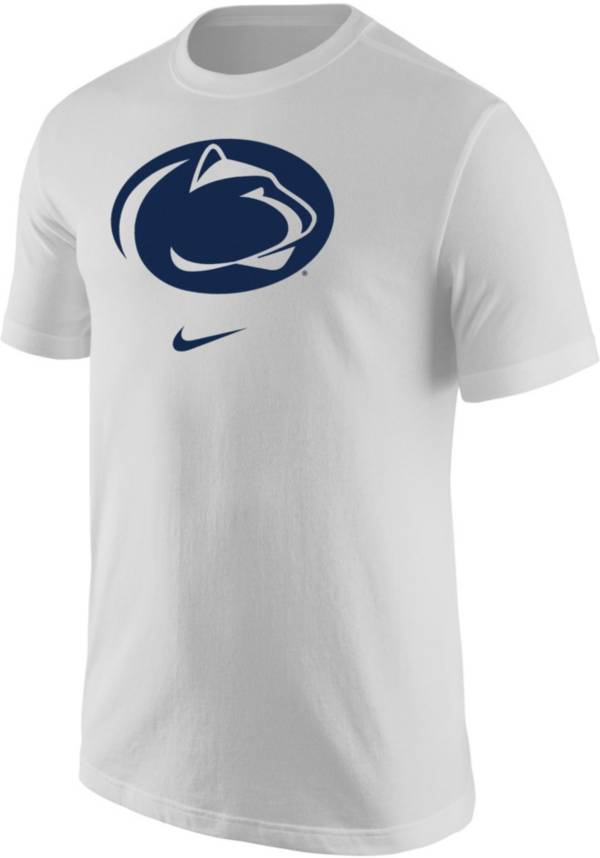 Nike Men's Penn State Nittany Lions Core Cotton Logo White T-Shirt