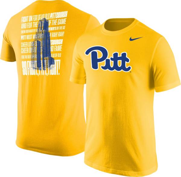 Nike Men's Pitt Panthers Gold Cathy Fight Song T-Shirt