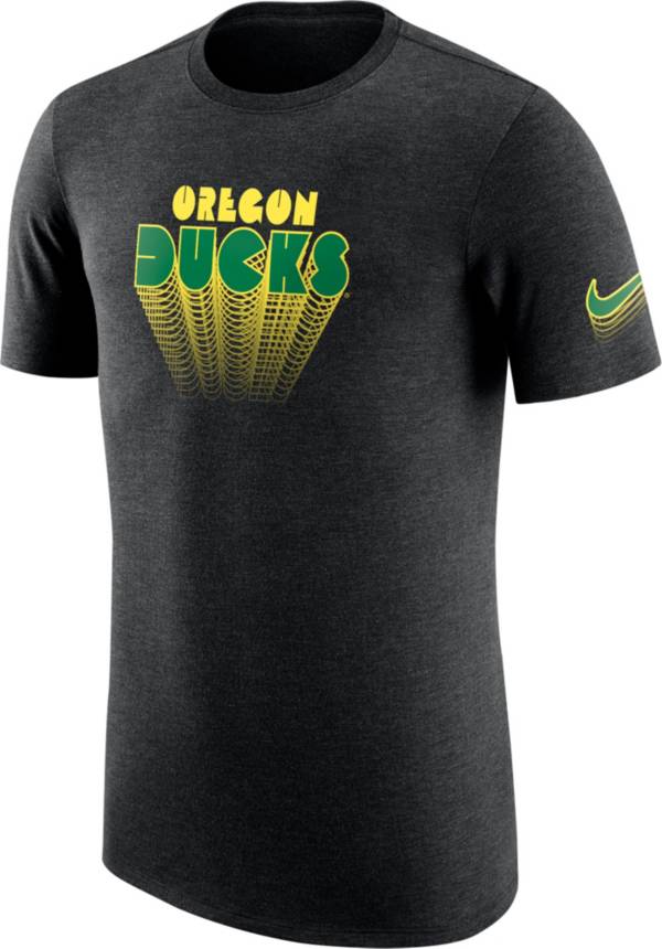 Nike Men's Oregon Ducks Black Tri-Blend T-Shirt