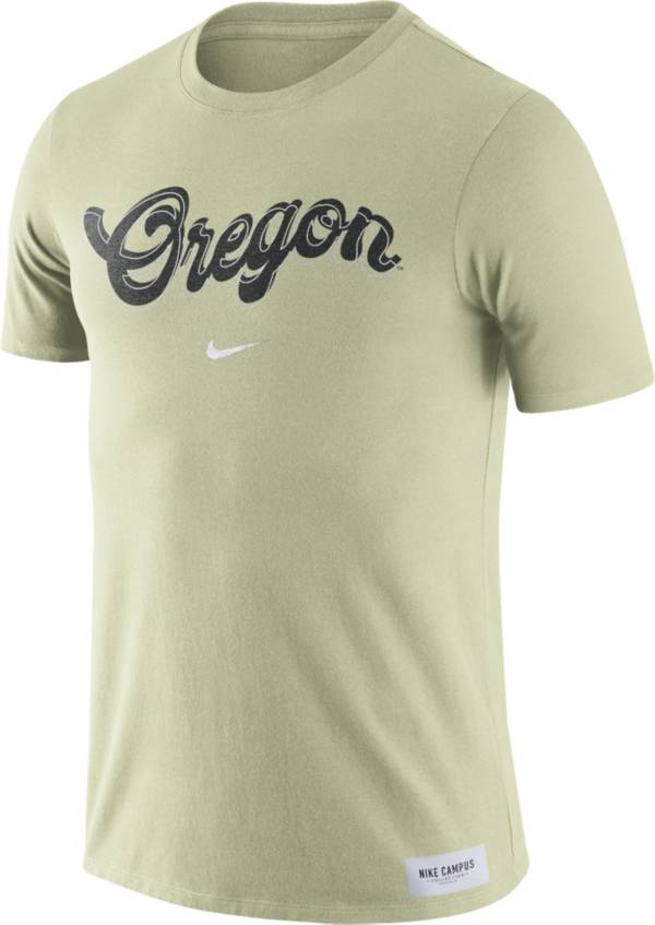 Nike Men's Oregon Ducks Pastel Green Dri-FIT Tri-Blend T-Shirt product image