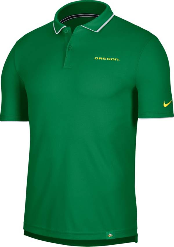 Nike Men's Oregon Ducks Green Dri-FIT UV Polo