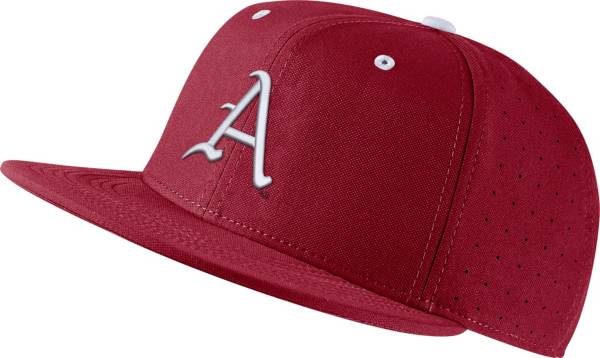Nike Men's Arkansas Razorbacks Cardinal Fitted Baseball Hat