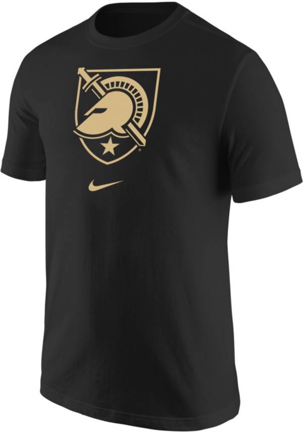 Nike Men's Army West Point Black Knights Core Cotton Logo Army Black T-Shirt