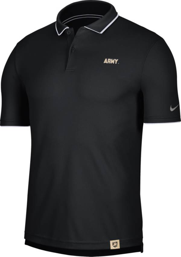 Nike Men's Army West Point Black Knights Army Black Dri-FIT UV Polo