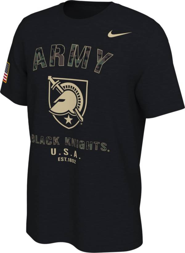 Nike Men's Army West Point Black Knights Veterans Day Black T-Shirt