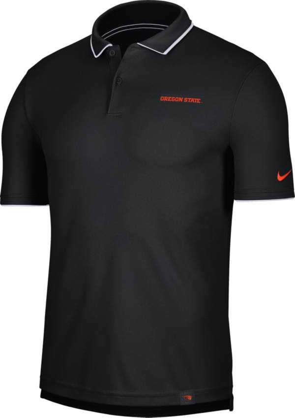 Nike Men's Oregon State Beavers Dri-FIT UV Black Polo