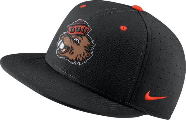 Nike Men's Oregon State Beavers Black AeroBill Fitted Hat