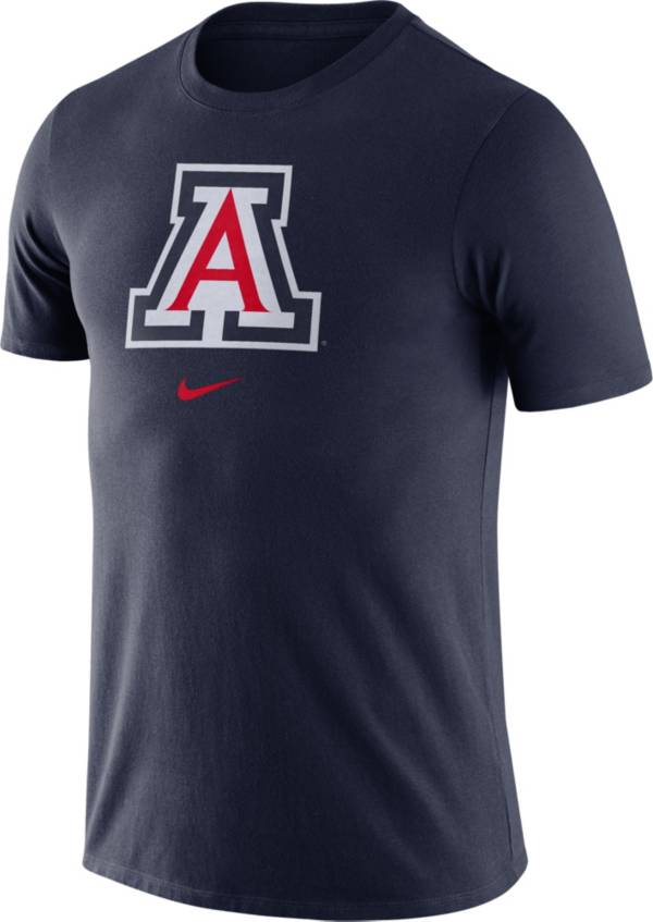 Nike Men's Arizona Wildcats Navy Essential Logo T-Shirt