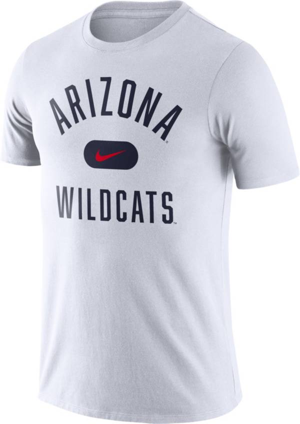 Nike Men's Arizona Wildcats Basketball Team Arch White T-Shirt