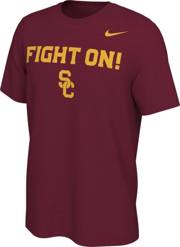 Nike Men's USC Trojans Cardinal Fight On! Mantra T-Shirt