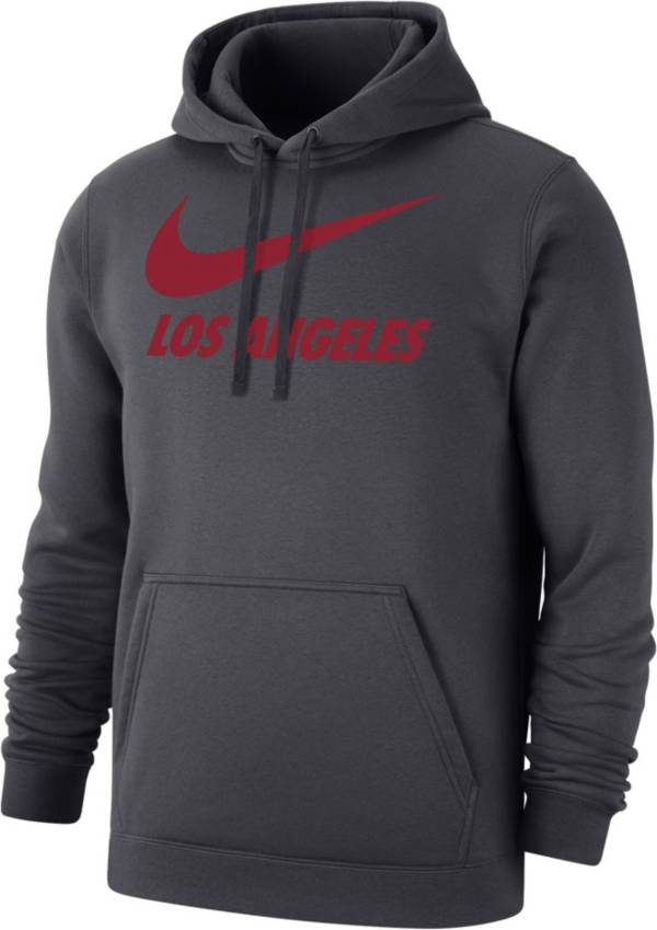 Nike Men's Los Angeles Grey City Pullover Hoodie