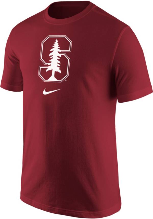 Nike Men's Stanford Cardinal Cardinal Core Cotton Logo T-Shirt