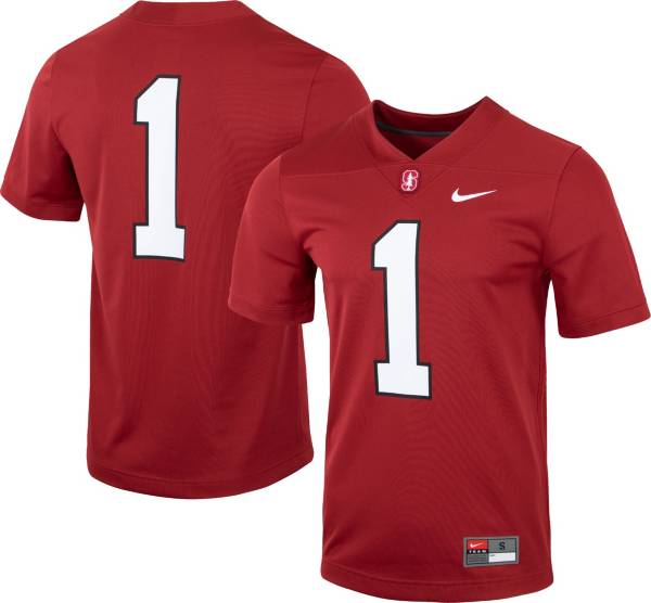 Nike Men's Stanford Cardinal #1 Cardinal Game Vapor Untouchable Football Jersey