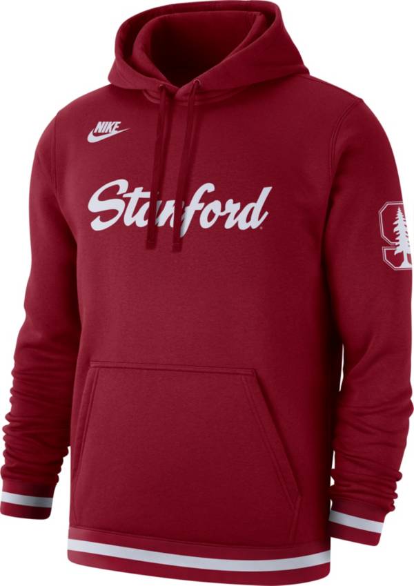 Nike Men's Stanford Cardinal Cardinal Retro Fleece Pullover Hoodie