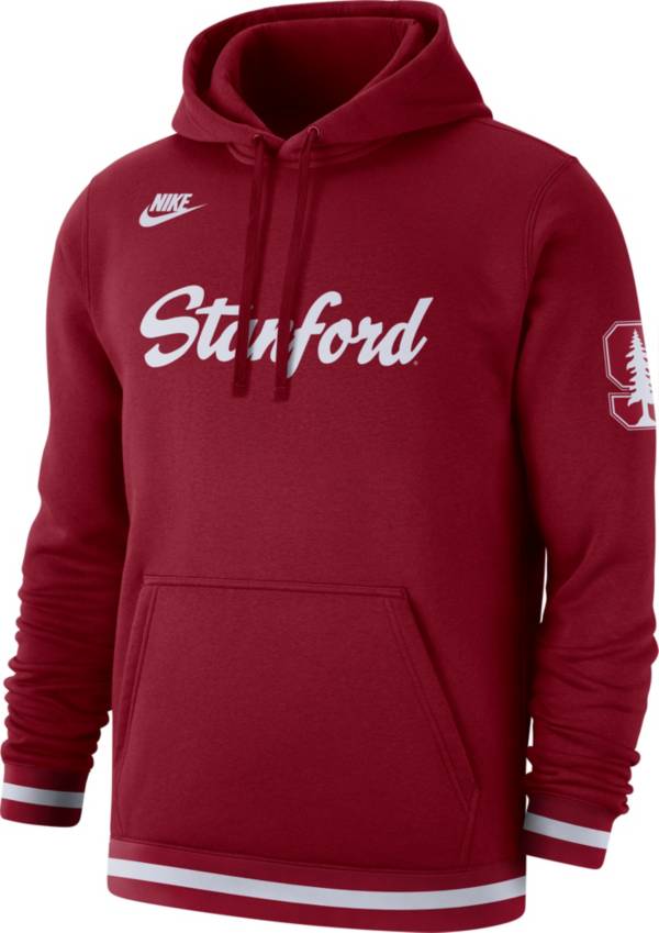 Nike Men's Stanford Cardinal Cardinal Retro Fleece Pullover Hoodie product image
