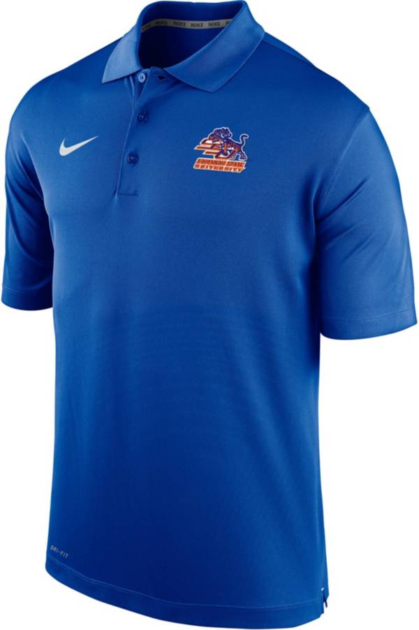 Nike Men's Savannah State Tigers Reflex Blue Varsity Polo