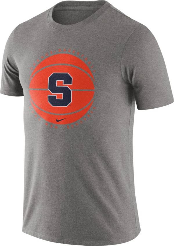 Nike Men's Syracuse Orange Grey Team Issue Basketball T-Shirt product image