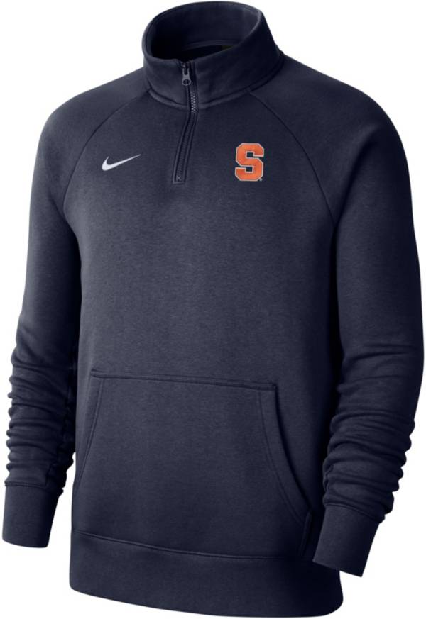 Nike Men's Syracuse Orange Blue Club Fleece Quarter-Zip