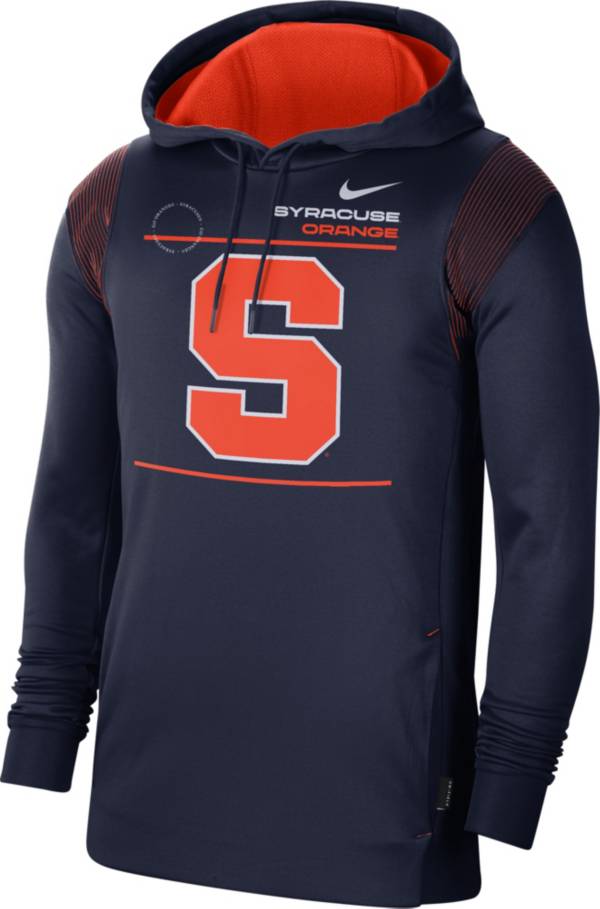 Nike Men's Syracuse Orange Blue Therma Performance Pullover Hoodie