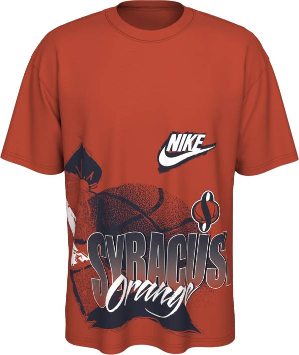 Nike Men's Syracuse Orange Max90 90's Basketball Orange T-Shirt