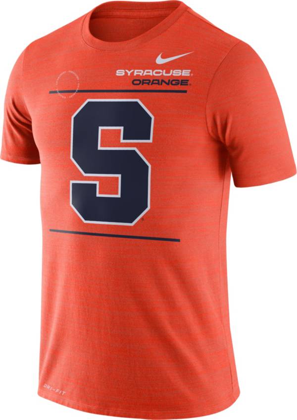 Nike Men's Syracuse Orange Orange Dri-FIT Velocity Football Sideline T-Shirt