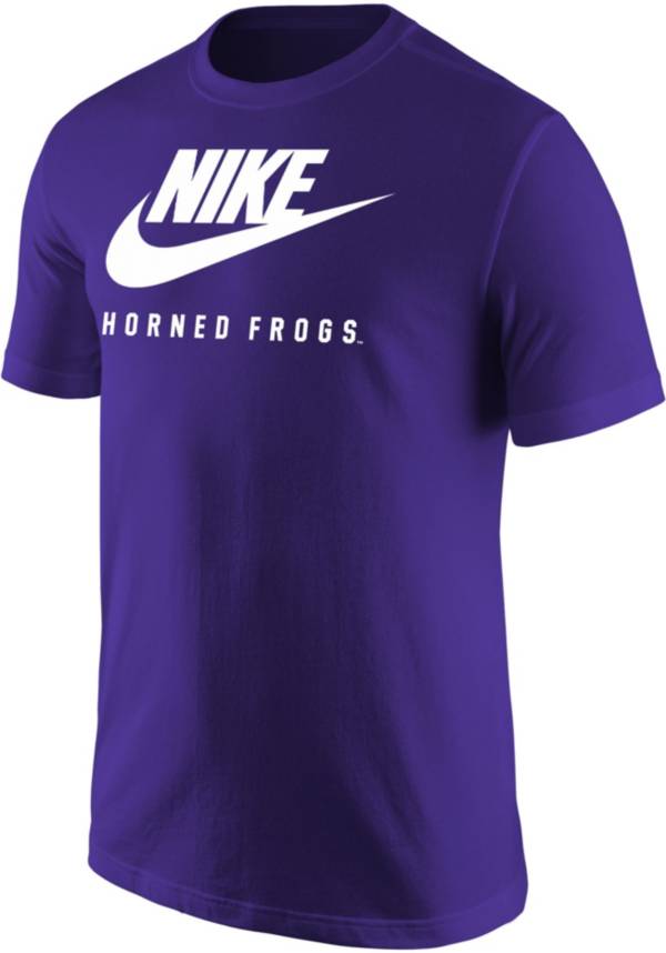 Nike Men's TCU Horned Frogs Purple Futura T-Shirt
