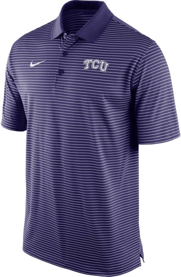 Nike Men's TCU Horned Frogs Purple Stadium Polo