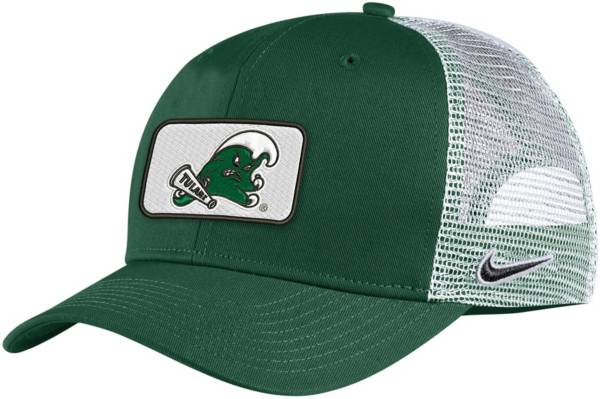 Nike Men's Tulane Green Wave Olive Classic99 Trucker Hat