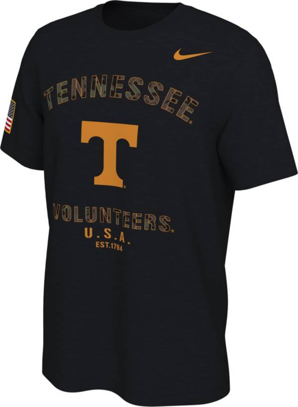 Nike Men's Tennessee Volunteers Veterans Day Black T-Shirt