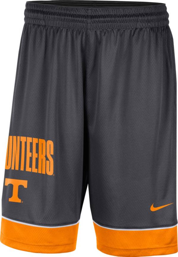 Nike Men's Tennessee Volunteers Grey Dri-FIT Fast Break Shorts