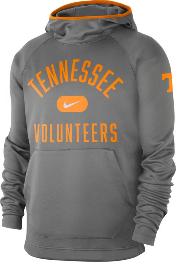 Nike Men's Tennessee Volunteers Grey Spotlight Basketball Pullover Hoodie