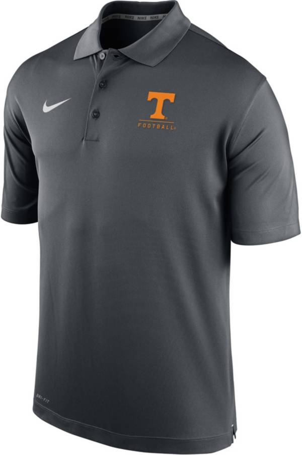 Nike Men's Tennessee Volunteers Grey Football Varsity Polo