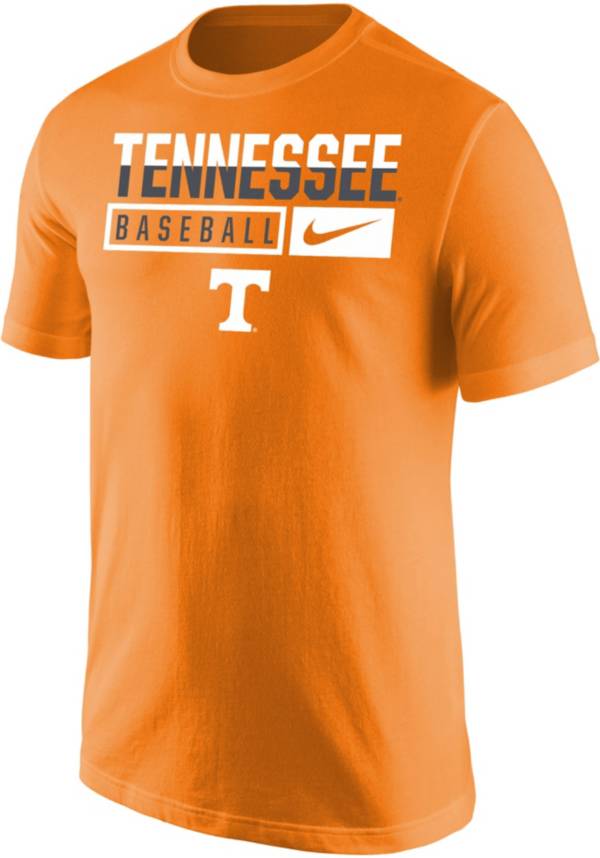 Nike Men's Tennessee Volunteers Tennessee Orange Baseball Core Cotton T-Shirt