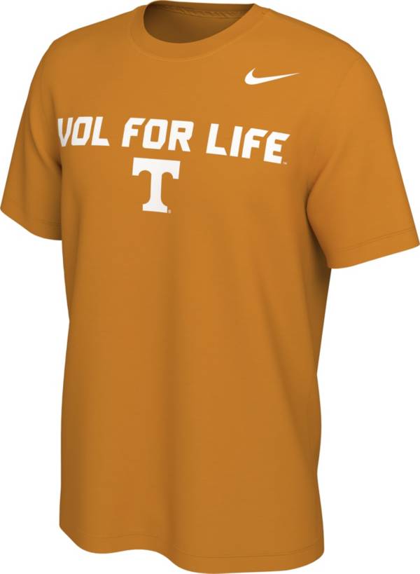 Nike Men's Tennessee Volunteers Tennessee Orange Vol For Life Mantra T-Shirt