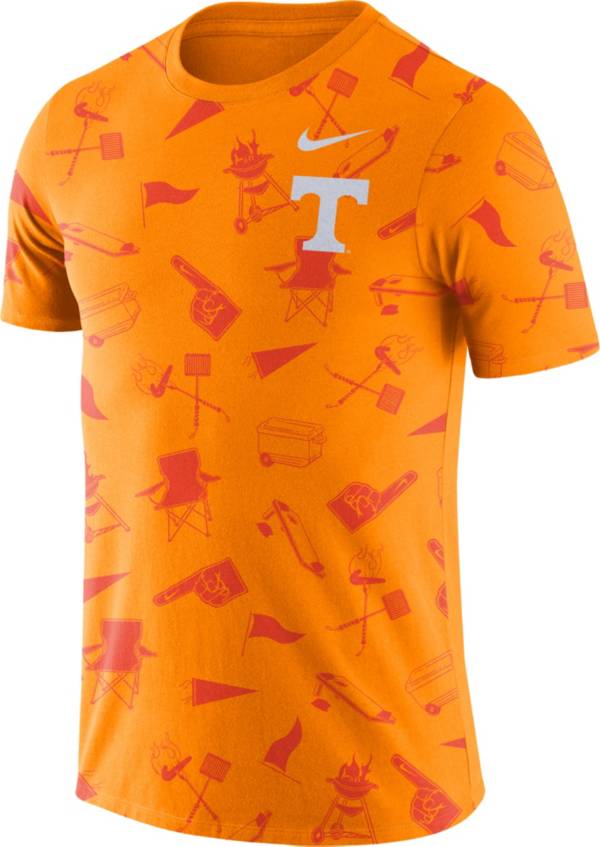 Nike Men's Tennessee Volunteers Tennessee Orange Tailgate Print T-Shirt product image