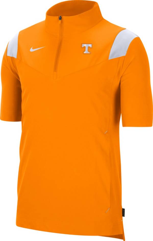 Nike Men's Tennessee Volunteers Tennessee Orange Football Sideline Coach Short Sleeve Jacket