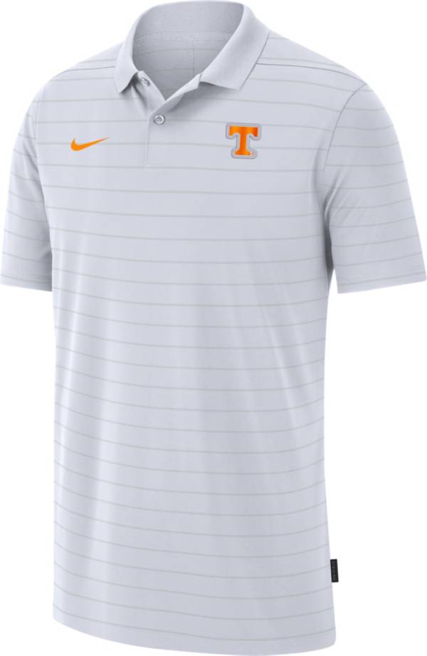 Nike Men's Tennessee Volunteers Football Sideline Victory White Polo