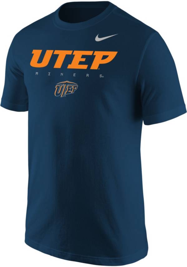 Nike Men's UTEP Miners Navy Core Cotton Graphic T-Shirt product image