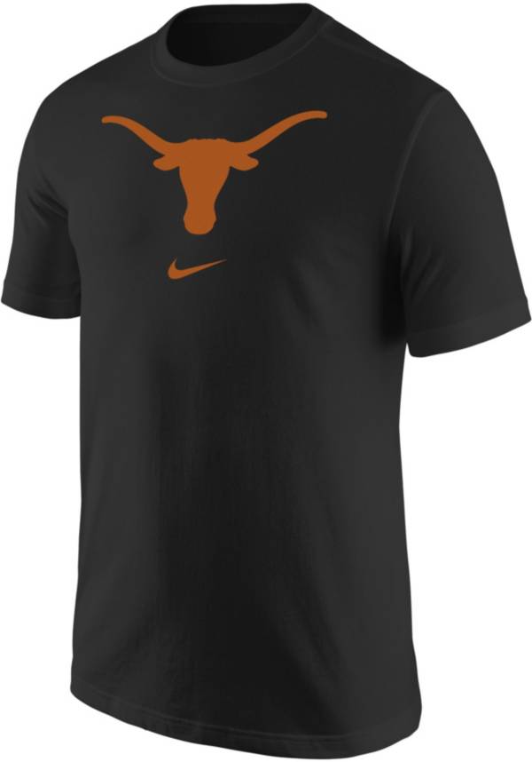 Nike Men's Texas Longhorns Core Cotton Logo Black T-Shirt