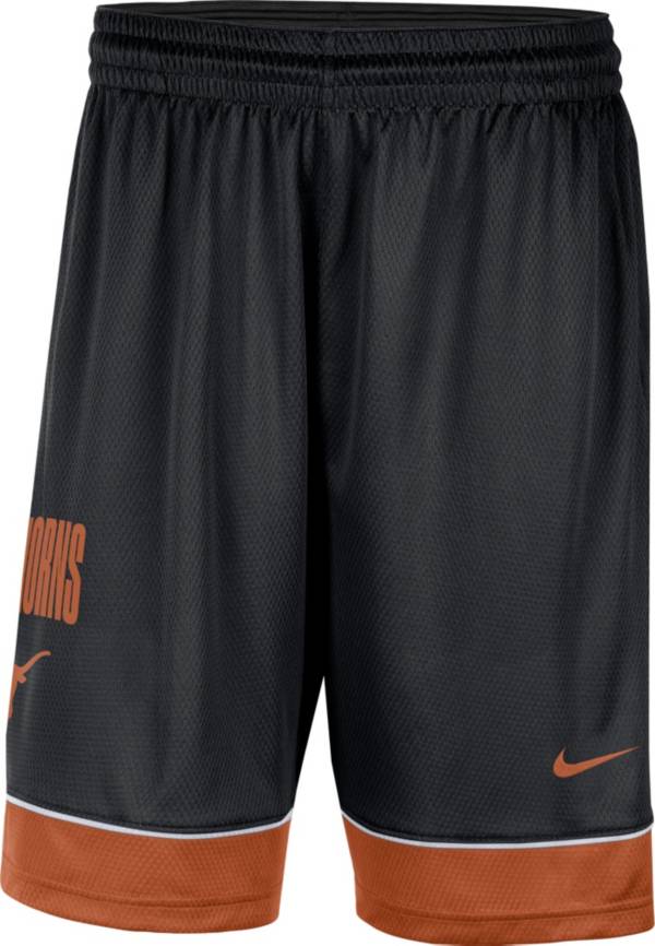 Nike Men's Texas Longhorns Black Dri-FIT Basketball Shorts