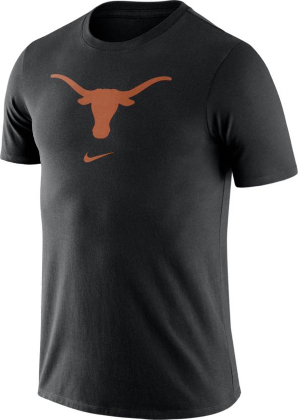 Nike Men's Texas Longhorns Essential Logo Black T-Shirt