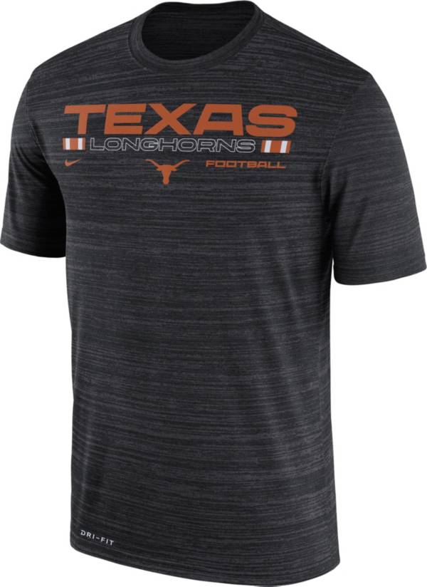 Nike Men's Texas Longhorns Black Dri-FIT Velocity Football T-Shirt product image