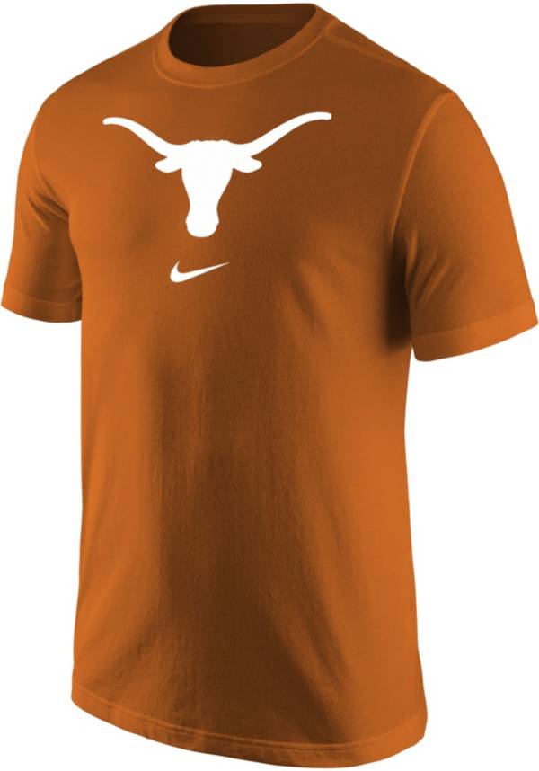 Nike Men's Texas Longhorns Burnt Orange Core Cotton Logo T-Shirt