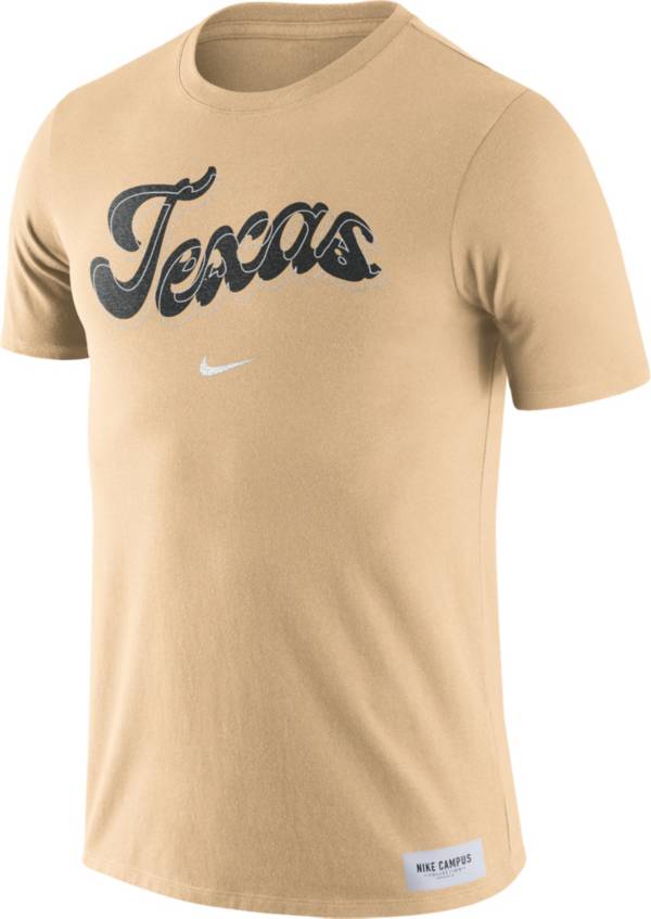 Nike Men's Texas Longhorns Pastel Burnt Orange Dri-FIT Tri-Blend T-Shirt