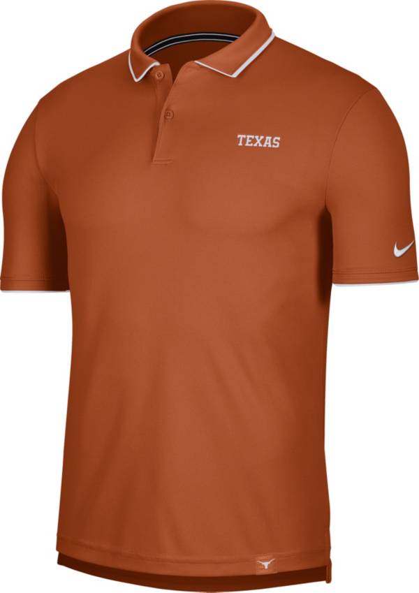 Nike Men's Texas Longhorns Burnt Orange Dri-FIT UV Polo