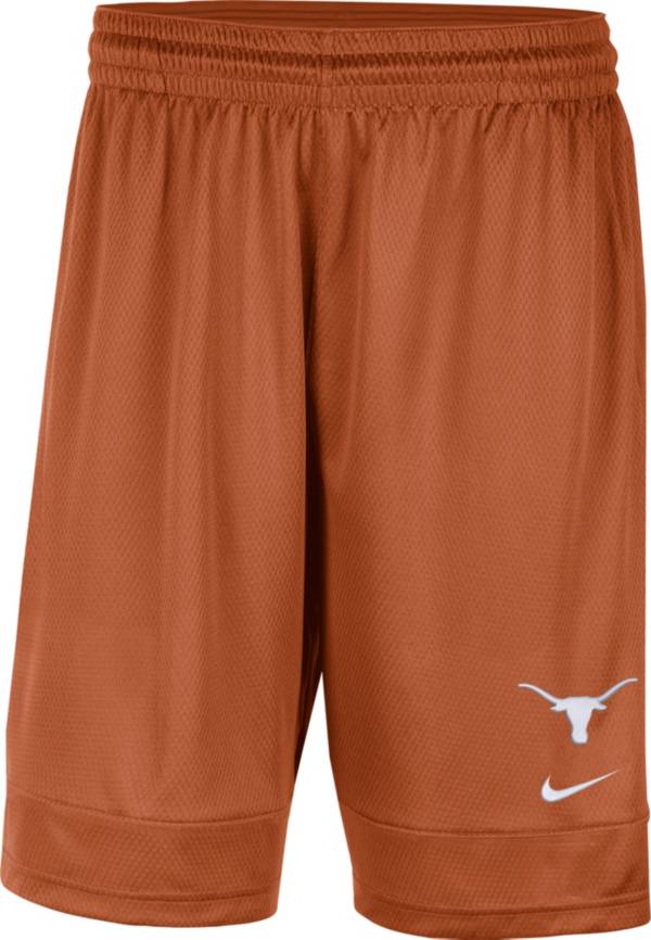 Nike Men's Texas Longhorns Burnt Orange Dri-FIT Fast Break Shorts